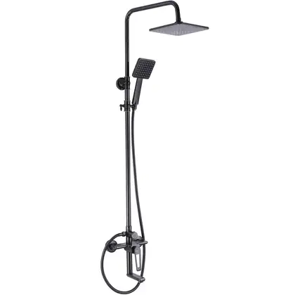 Душевой гарнитур REA BLADE OLD BLACK с изливом (REA-B9976)