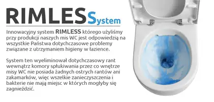 Rea IVO Підвісний унітаз Rimless, білий (REA-C9201) Rea IVO Підвісний унітаз Rimless, білий (REA-C9201)