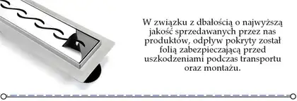 Трап для душа REA WAVE 100 см (REA-G0409)