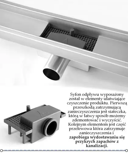 Трап для душа REA WAVE 100 см (REA-G0409)