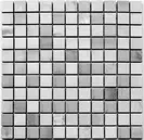 Мозаїка CM 3020 C2 White-Grey 300x300x10 Котто Кераміка (СМ 325020)