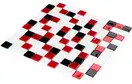 Мозаїка GM 4007 C3 Black-Red M-White 300x300x4 Котто Кераміка (GM 425007)