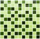 КОТТО КЕРАМІКА Мозаїка GM 4029 C3 green d/green m/green w  300 х 300 х 4   ( 25 х 25 ) Кераміка Лео , Україна (GM 425029)