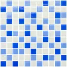 КОТТО КЕРАМІКА Мозаїка GM 4040 C3 cobalt m/cobalt w/white 30x30 Кераміка Лео , Україна (GM 425040)
