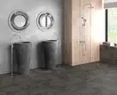 Cersanit Trendo Nero Плитка підлогова, чорна (TGGZ1034361891)