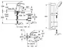 Набір змішувачів для ванни 3 в 1 Eurosmart (123238), Grohe