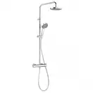 A-QAs Dual Shower System з термостатом 6609505-00 верхній душ+ручний душ Kludi НІМЕЧЧИНА