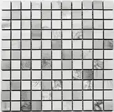 Мозаїка СM 3021 C3 Impression-Gray-White 300x300x9 Котто Кераміка (СМ 325021)