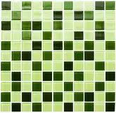 KOTTO Мозаїка GM 4029 C3 green d/green m/green w  300 х 300 х 4   ( 25 х 25 ) Кераміка Лео , Україна (GM 425029)