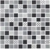 KOTTO Мозаїка GM 4053 C3 Gray M-Gray W-Structure 300x300x4 Котто Кераміка (GM 425053)