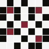 Мозаїка Michelle White-Black Mosaic 200x200x9 Konskie (ICT0700007G1)