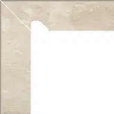 Цоколь Scandiano Beige Лівий 2 ел 8,1x30 код 5762 Ceramika Paradyz (Z---081X300-1-SCAN.BELE-C)