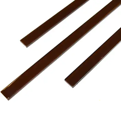 КОТТО КЕРАМІКА Фриз скляний GF 4515  choco  25х450 Кераміка Лео УКРАЇНА (GF 45015)