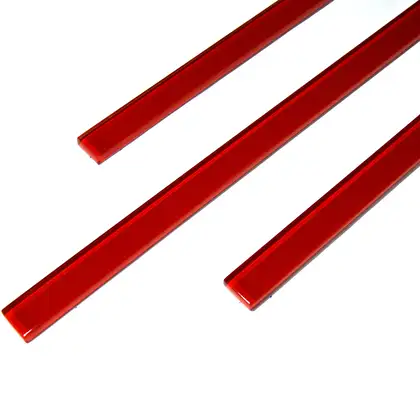 КОТТО КЕРАМІКА Фриз скляний GF 9005 red 25х900 Кераміка Лео (GF 90005)