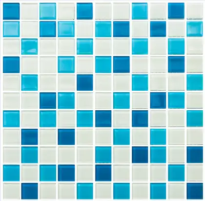 Мозаїка GM 4019 C3 Blue D-Blue M-White 300x300x4 Котто Кераміка (GM 425019)