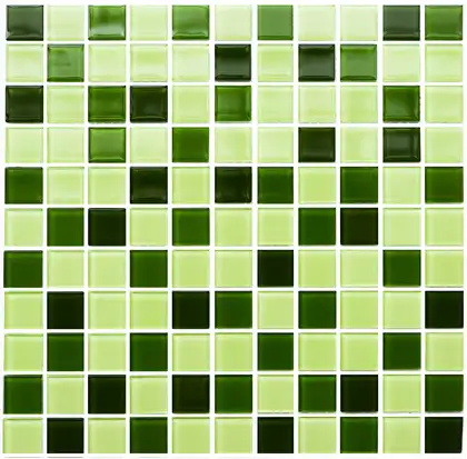КОТТО КЕРАМІКА Мозаїка GM 4029 C3 green d/green m/green w  300 х 300 х 4   ( 25 х 25 ) Кераміка Лео , Україна (GM 425029)
