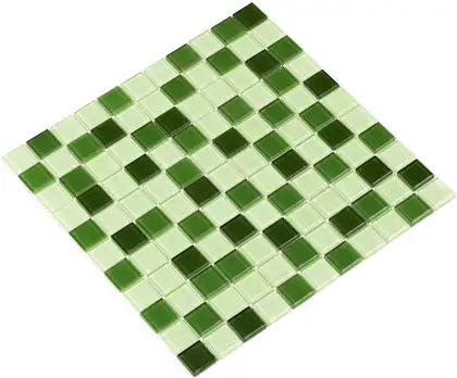 КОТТО КЕРАМІКА Мозаїка GM 4029 C3 green d/green m/green w  300 х 300 х 4   ( 25 х 25 ) Кераміка Лео , Україна (GM 425029)