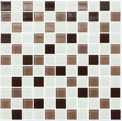 Мозаїка GM 4035 C3 Coffee M-Coffee W-White 300x300x4 Котто Кераміка (GM 425035)