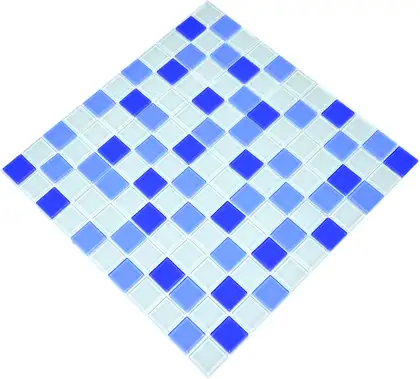 КОТТО КЕРАМІКА Мозаїка GM 4040 C3 cobalt m/cobalt w/white 30x30 Кераміка Лео , Україна (GM 425040)