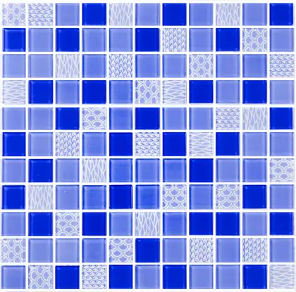 КОТТО КЕРАМІКА Мозаїка GM 4052 C3 Cobalt m/ Cobalt w/Structure 300х300х4 (25х25) Кераміка Лео УКРАЇНА (GM 425052)