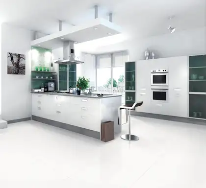 CERAMICA SANTA CLAUS Плитка керамогранітна Ice White POL 600x600x10 Ceramiсa Santa Claus (Ice White 60x60 polished)