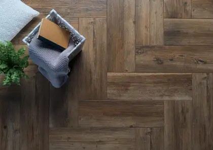 Плитка керамогранітна Factoria Dark Brown 200x600 Ceramika Gres (P-N-FCT05-20X060-085-1-3)
