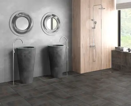 Cersanit Trendo Nero Плитка підлогова, чорна (TGGZ1034361891) Cersanit Trendo Nero Плитка підлогова, чорна (TGGZ1034361891)