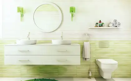Cersanit Плитка стінова Melissa White 30x45 код 4735 Церсаніт (TWZZ1091906080)