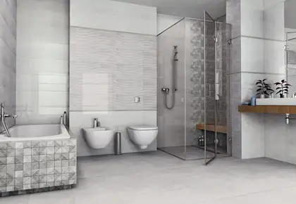 Плитка стінова Tivoli Grey Relief 250x750x9 Konskie (PCT1017172G1,)