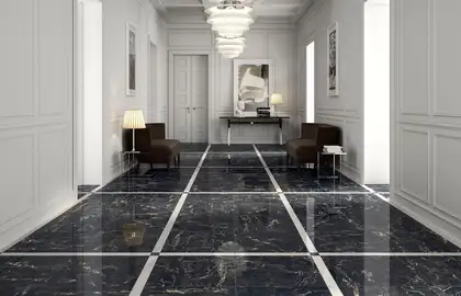 Плитка керамогранітна Jewels Black Gold Luc JW 11 POL 600х600x9 Mirage