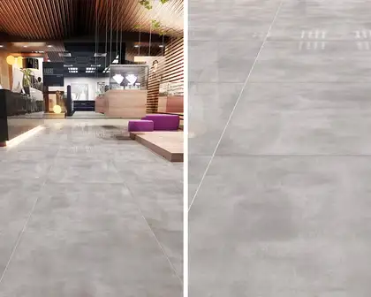 Плитка підлогова Tecniq Silver SZKL RECT LAP 59,8x59,8 код 2418 Ceramika Paradyz (RHR-598X598-1-TECN.SI---2)