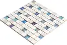 Мозаїка CM 3107 C3 Laterizio Griz-Laterizio Bianco-Line Glass 300x300x9 Котто Кераміка (СМ 325107)