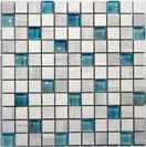 Мозаїка CM 3108 C3 Laterizio Griz-Laterizio Bianco-lgrunde Glass 300x300x9 Котто Кераміка (СМ 325108)