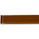 КОТТО КЕРАМІКА Фриз скляний GF 5014 brown white 25х500 Кераміка Лео (GF 50014)