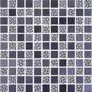 КОТТО КЕРАМІКА Мозаїка скляна GMP 0825010 С2 print 10/black mat 300x300 (кубик 2,5х2,5) Кераміка Лео УКРАЇНА