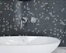 КОТТО КЕРАМІКА Мозаїка скляна GMP 0825010 С2 print 10/black mat 300x300 (кубик 2,5х2,5) Кераміка Лео УКРАЇНА
