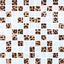 КОТТО КЕРАМІКА Мозаїка скляна GMP 0825044 С2 print 41/white mat 300x300 (кубик 2,5х2,5) Кераміка Лео УКРАЇНА
