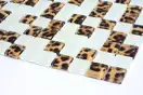 КОТТО КЕРАМІКА Мозаїка скляна GMP 0825044 С2 print 41/white mat 300x300 (кубик 2,5х2,5) Кераміка Лео УКРАЇНА
