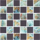 КОТТО КЕРАМІКА Мозаїка скляна GMP 0848046 СC print 42/ral 7039 300x300 (кубик 4,8х4,8) Кераміка Лео УКРАЇНА