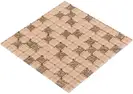 КОТТО КЕРАМІКА Мозаїка GM 8003 C2 Beige gold S1/Beige white/  300 х 300 х 8   ( 25 х 25 ) Кераміка Лео, Україна (GM 825003)