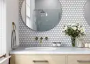 КОТТО КЕРАМІКА Мозаїка HEXAGON H 6014 Light Grey 295х298х9 Кераміка Лео УКРАЇНА