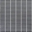 КОТТО КЕРАМІКА Мозаїка MI7 10500506C Nero 30x30 (1x5) Кераміка Лео УКРАЇНА