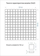 КОТТО КЕРАМІКА Мозаїка MI7 23230219C Lapislazzuli 30x30 (2,3x2,3) Кераміка Лео УКРАЇНА