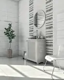 Плитка стінова Lakewood White Glossy 200x600 Ceramika Color (5902627430480)