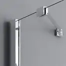 Шторка для ванни Idea PNJ II 100 з тримачем рушника, RADAWAY (10001100-01-01W)