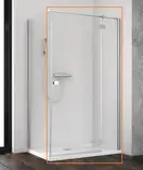 Душові двері Essenza New KDJ 110 праві, RADAWAY (385041-01-01R)