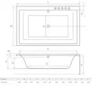 Radaway Панель Для Ванн Excellent Бокова (Obex.120.65Wh) (OBEX.120.65WH)