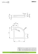 Душовий піддон Siros A 80x80 см, RADAWAY (SBA8817-1)