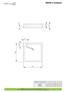 Radaway Siros C Compact Душовий піддон, 90x90 см (SBC9917-2)