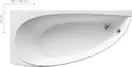 Ravak Avocado Ванна акриловая 150x75 см, левая (CT01000000)